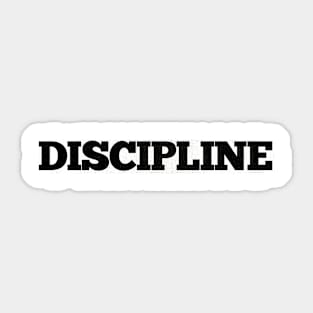 Discipline Sticker